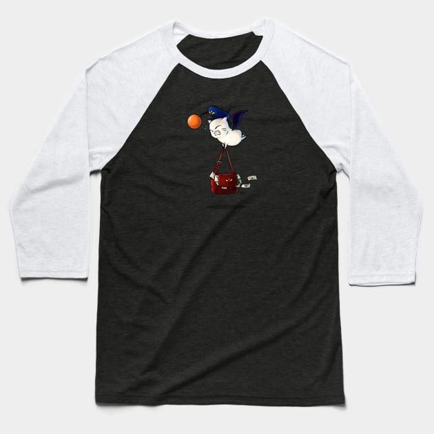 Poor Mail Moogle Baseball T-Shirt by JenEric Eric